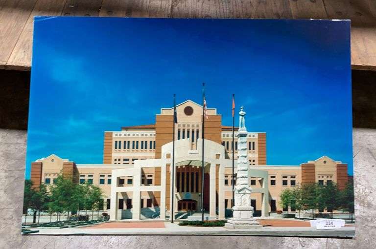 Architect’s Image of Anderson County Courthouse Auction Services LTD