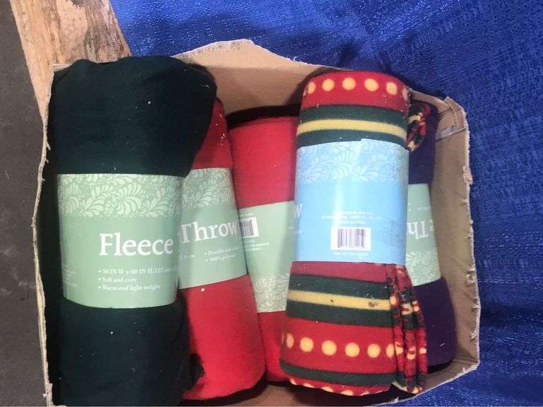 new Fleece throws Auction Services LTD
