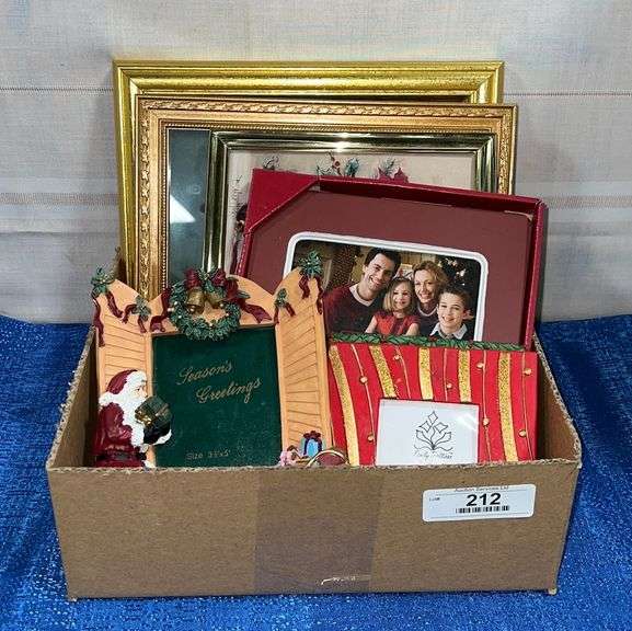 Box of picture frames, Auction Services LTD