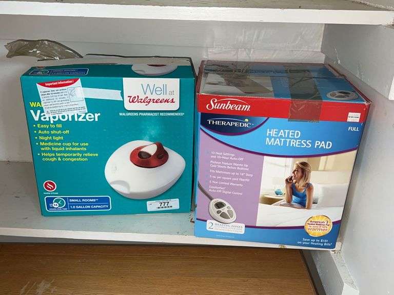 Humidifier and Heated Mattress Pad Auction Services LTD
