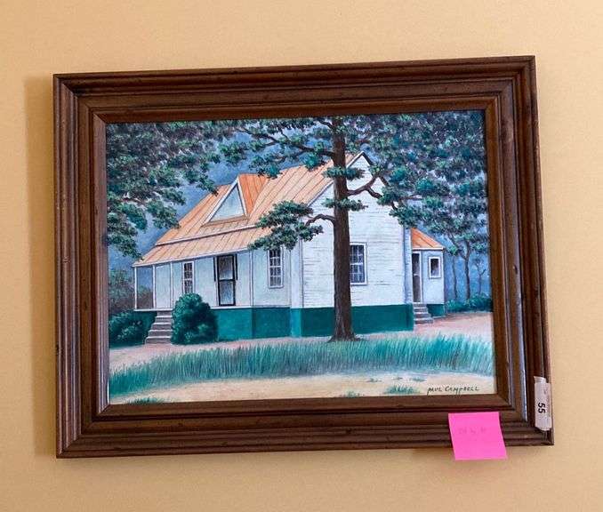 Framed oil painting Auction Services LTD