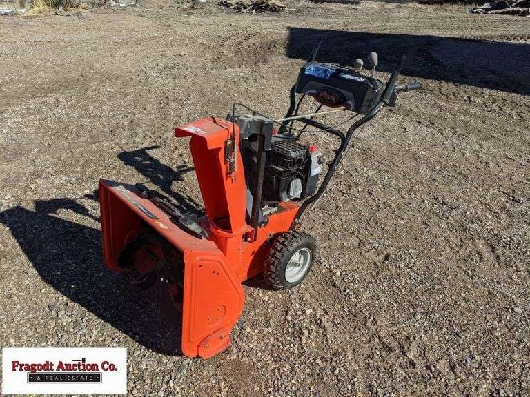 Airens Compact 24 Snowblower, 24" width, 20" height, electric start
