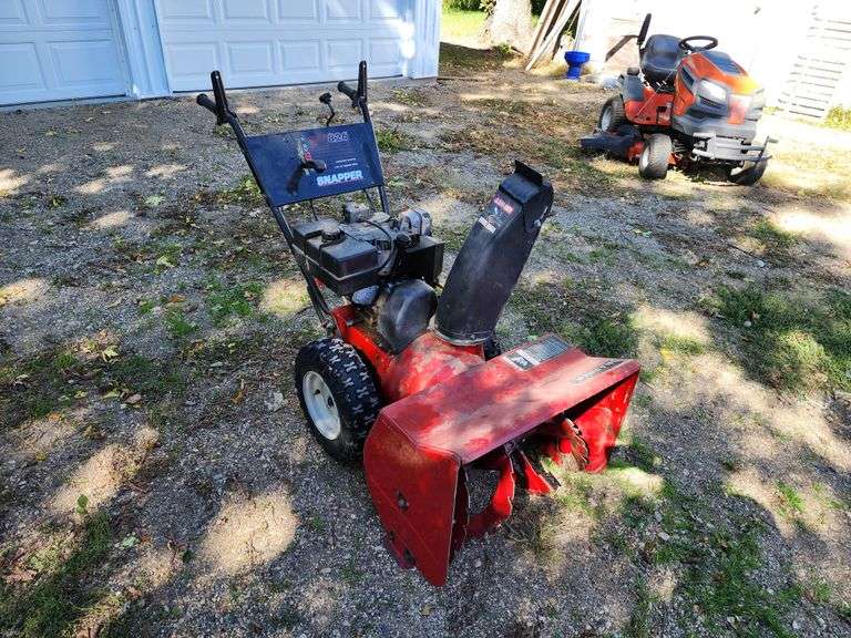 Snapper 826 Dual Stage Walk Behind Snowblower, Electric Start, Self