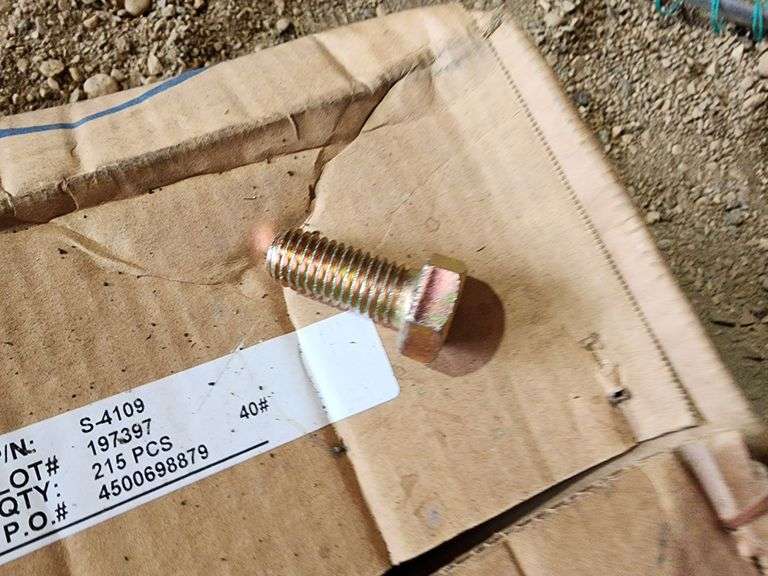 40lbs of 5/8” x 1 ½” Grade 8 Bolts Fragodt Auction and Real Estate LLC