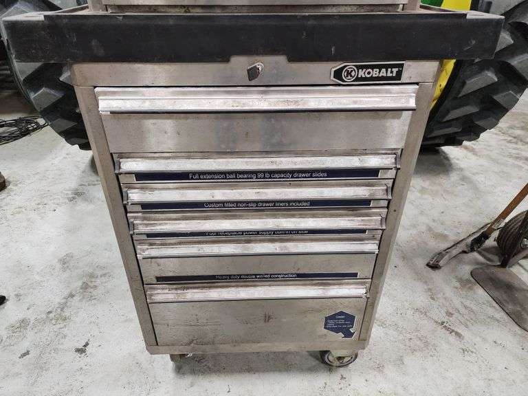 Kobalt Tool Chest Fragodt Auction and Real Estate LLC