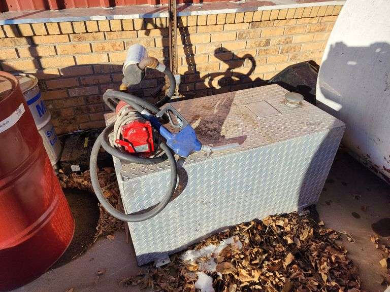 100 Gallon Pickup Fuel Tank with a FillRite 20 GPM Pump with