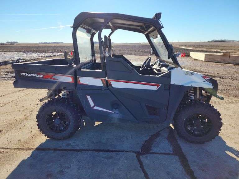 2018 Textron Side By Side Stampede Model 4x4, 775 Miles, Dump Box
