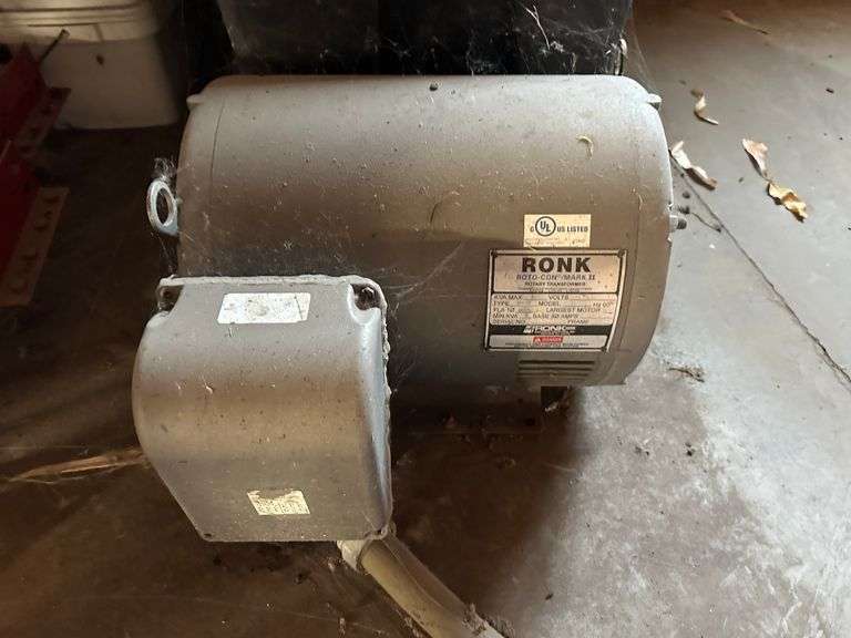 Ronk Phase Converter Fragodt Auction and Real Estate LLC