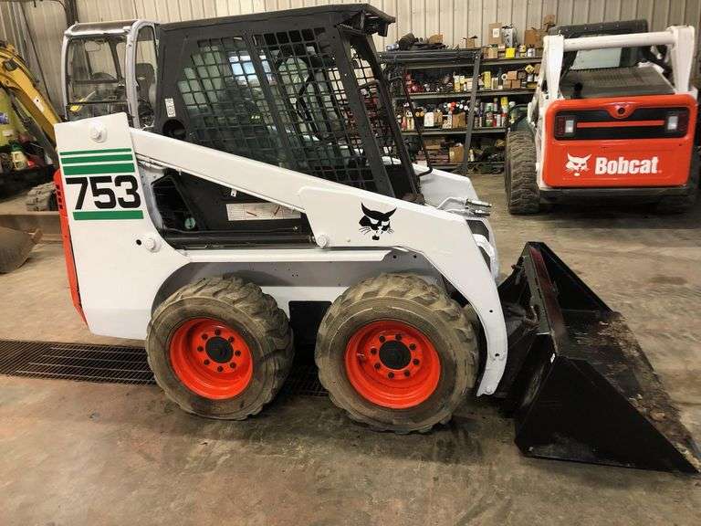 1995 Bobcat 753 Skid Loader, *Believed to be 2,780 Hours (see photos), Cab, Heat/Door, 3,700