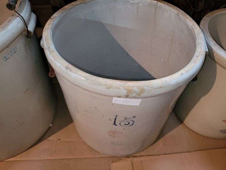 15 Gallon Redwing Crock Fragodt Auction and Real Estate LLC