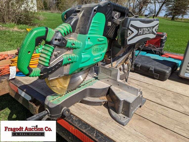 Hitachi 12” Sliding Compound Miter Saw Fragodt Auction and Real