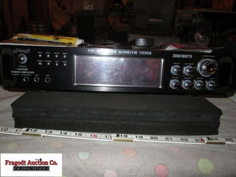 Pyle PreAmp 3000 watt AM/FM Tuner (New) Working Order Per Seller