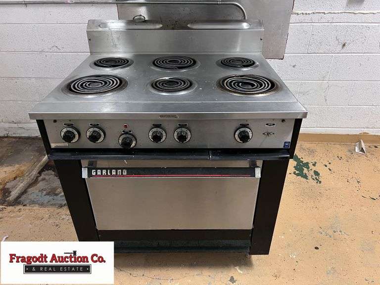garland 6 burner electric range