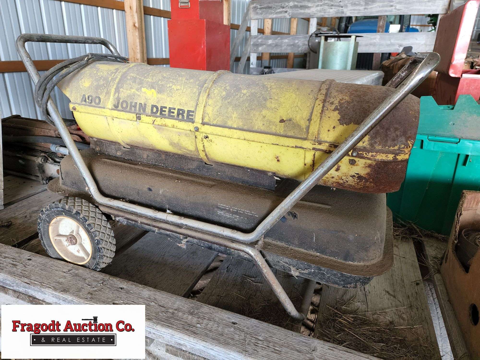 John Deere A90 Heater, 90,000 BTU, Untested - Fragodt Auction and Real  Estate LLC