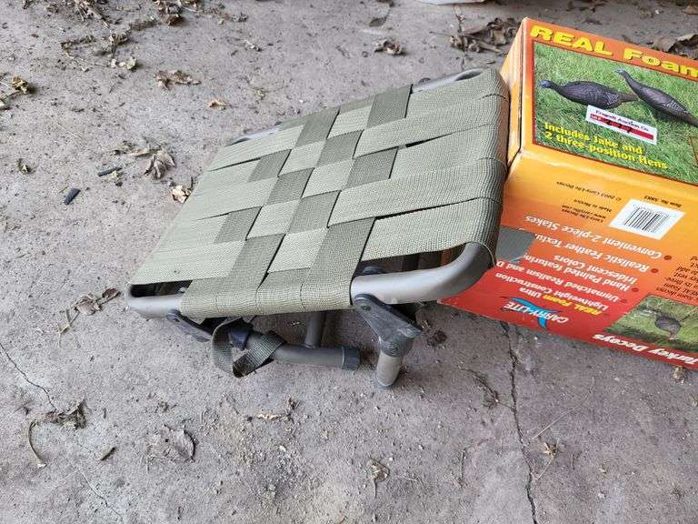 Hunting Seat, Foam Turkey Decoys Fragodt Auction and Real Estate LLC