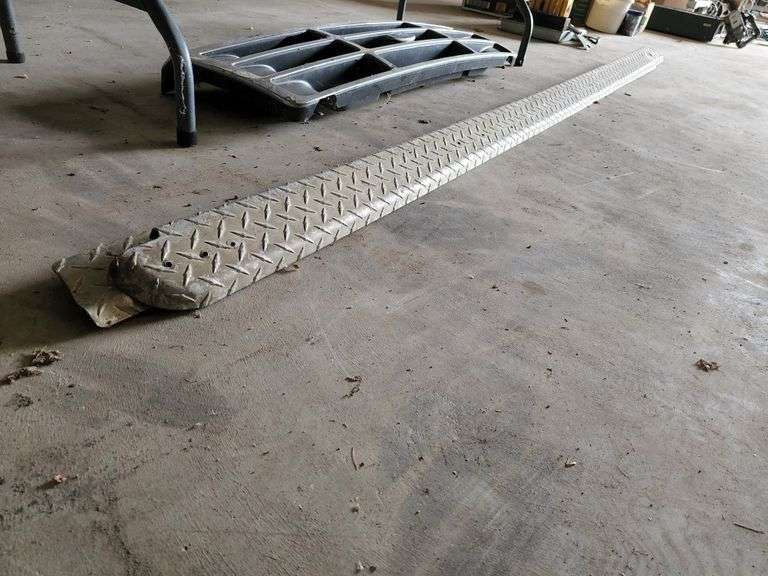 8' Diamond Plate Bed Rails Fragodt Auction and Real Estate LLC