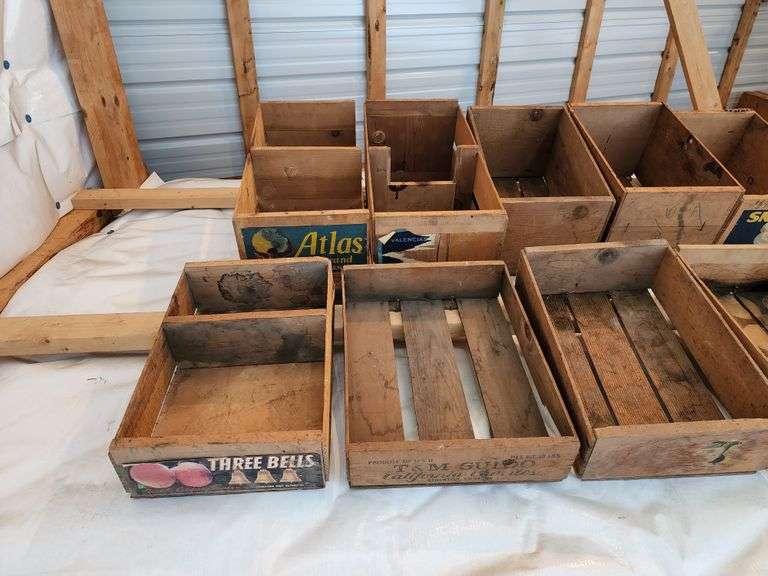 Misc Wood Crates Fragodt Auction and Real Estate LLC