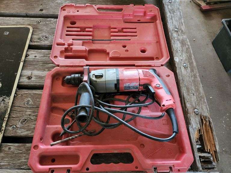 Milwaukee Hammer Drill Fragodt Auction and Real Estate LLC
