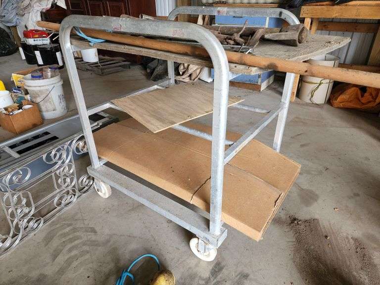 Aluminum 4 Wheel Cart Fragodt Auction and Real Estate LLC