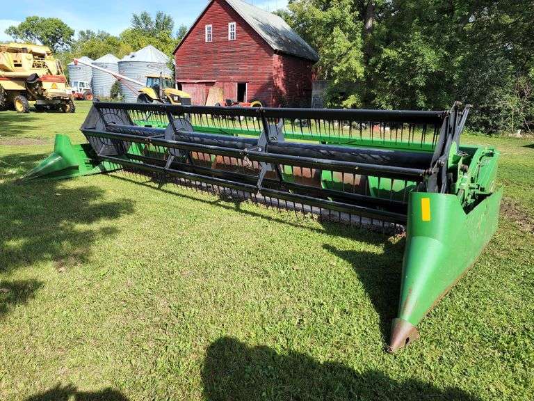 John Deere 920 Bean Head, Adjustable Reel, 20’ Flex Head, SN 632310