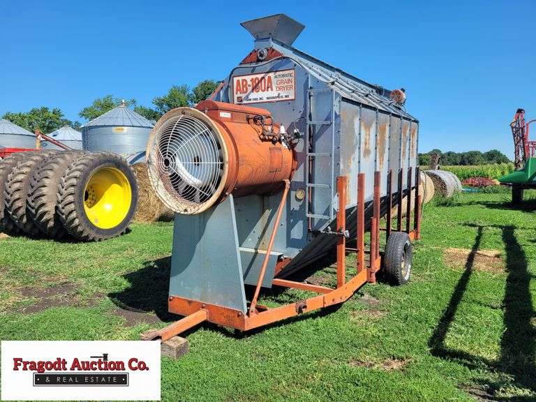 Farm Fans AB180A Automatic Grain Dryer, 5,474 Hours, Working Order Per