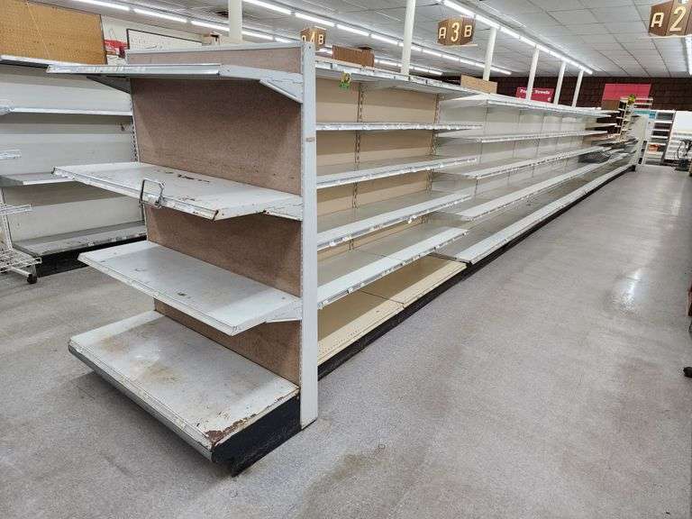 Large Lot of Gondola Shelving Fragodt Auction and Real Estate LLC