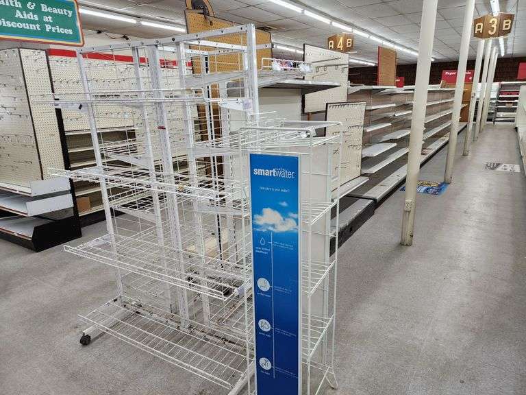 Large Lot of Gondola Shelving Fragodt Auction and Real Estate LLC