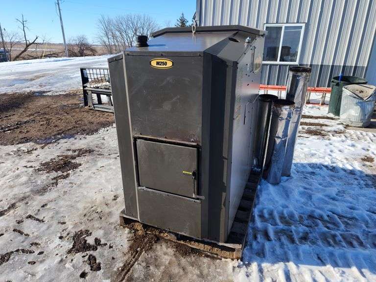 Central Boiler Maxim Outdoor Wood Pallet and Corn Furnace, (2) 3
