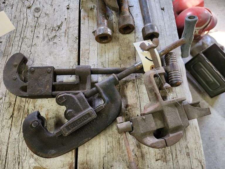 Copper Cutters, Vise Fragodt Auction and Real Estate LLC