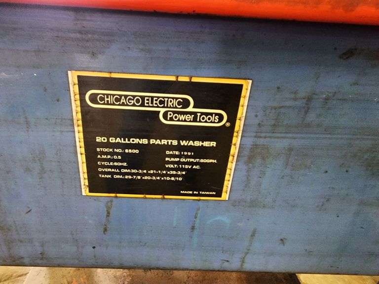 Chicago Electric Power Tools 20 Gallon Parts Washer, motor on pump does not work Fragodt