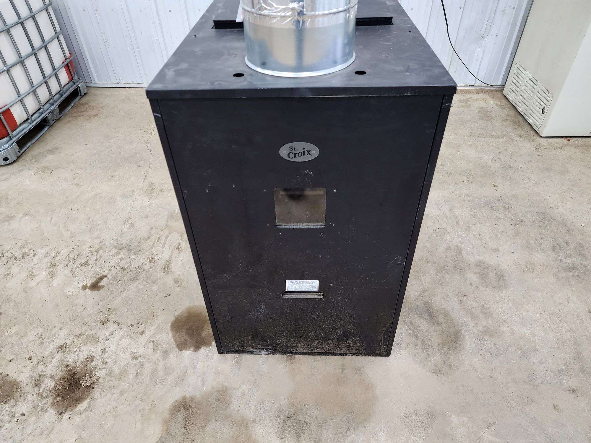 St. Croix Corn/Pellet Furnace, 10” Duct Size, SN: 002153 - Fragodt Auction  and Real Estate LLC