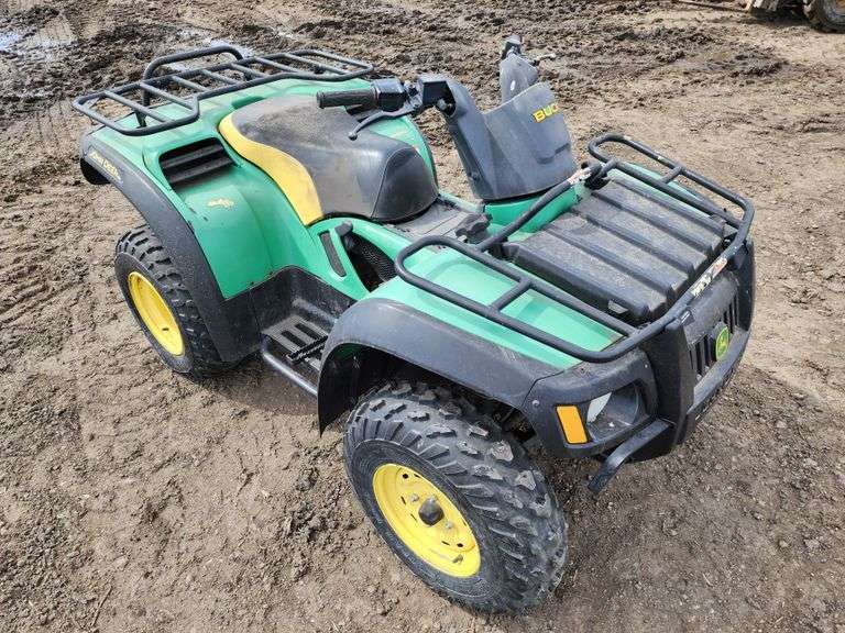 John Deere Buck 500 ATV, CVT Trans, 4x4, Solid Rear Axle, Like New