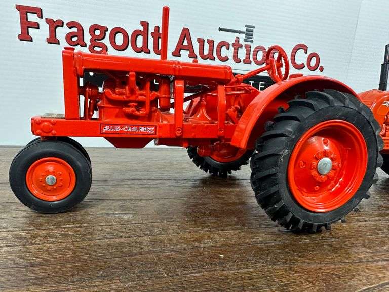 (3) Model Tractors, Allis Chalmers from 1995 Farm Show, Coop E2 and