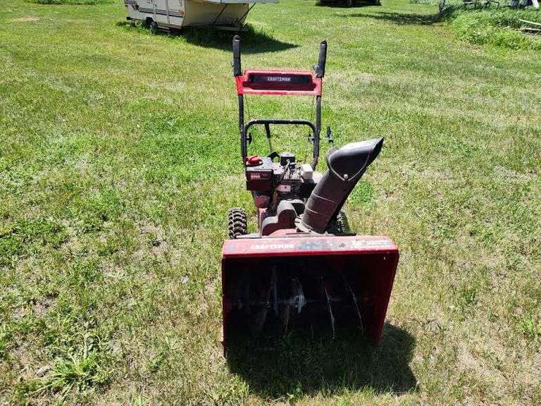Craftsman Walk Behind 24” Wide Snowblower, Electric Start, Tecumseh