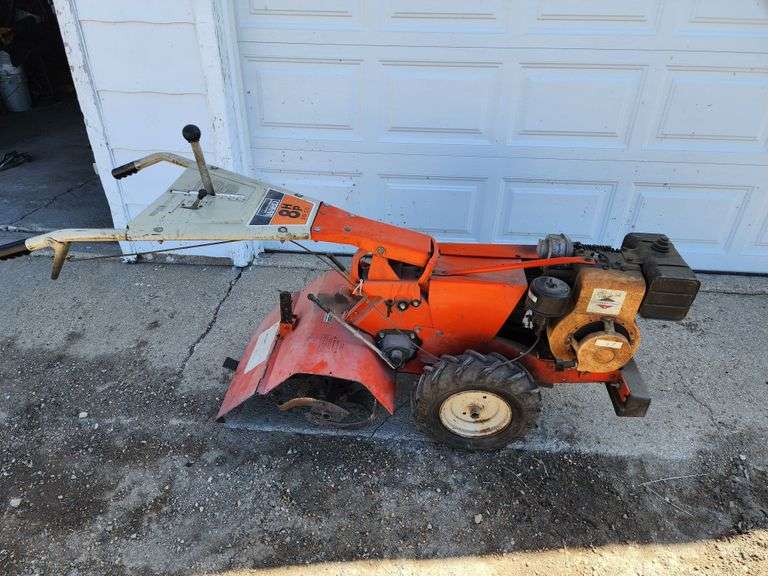 Montgomery Ward 8 hp Rear Tine Tiller, Chain Drive, 20” Wide, Ran When