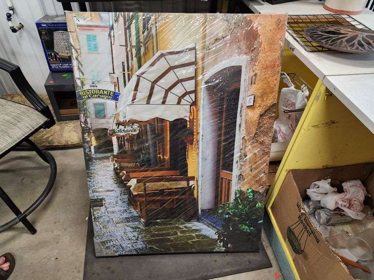 Canvass Paint Wall Hanging and Misc Art Fragodt Auction and Real