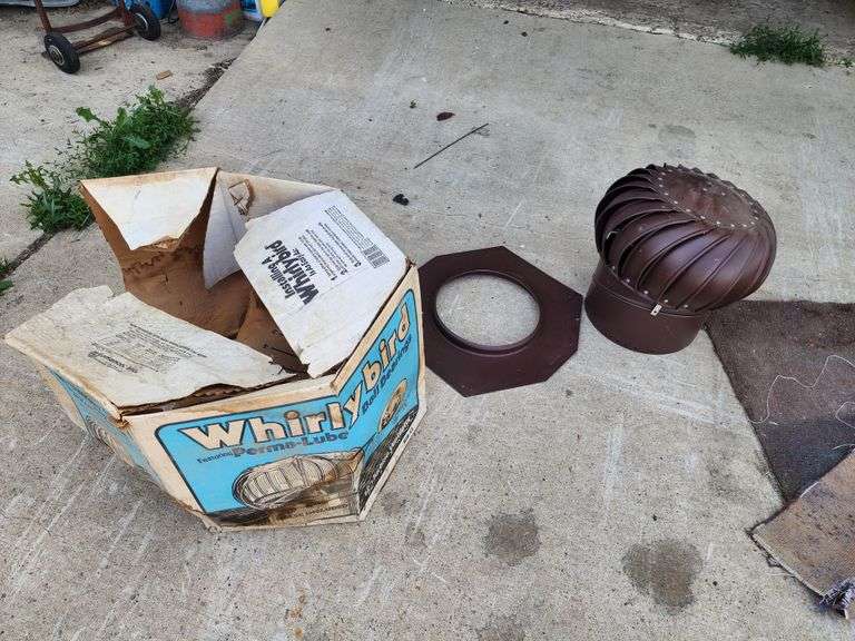 Whirlybird Ball Bearing 12” Turbine Vent Fragodt Auction and Real