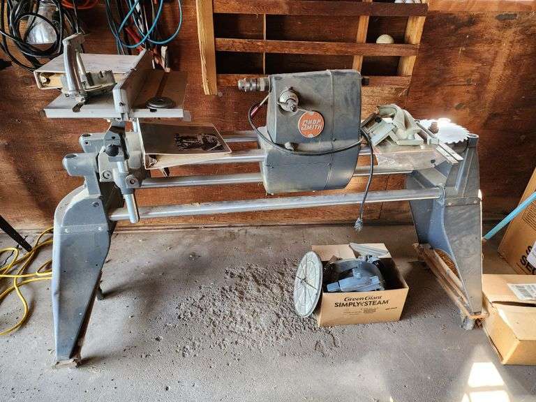 Shop Smith Turning Lathe/Drill Press, Lathe Flips Up to Drill