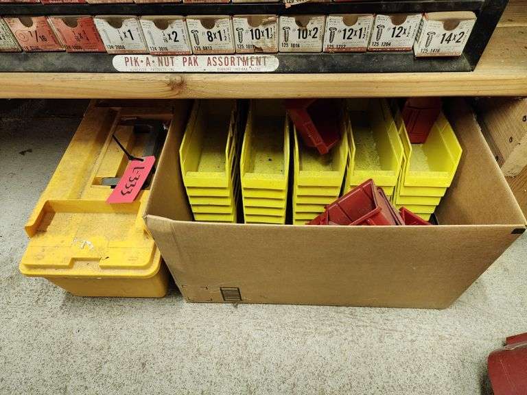 Toolbox and Nut and Bolt Organizer Fragodt Auction and Real Estate LLC