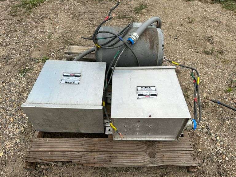 2009 Ronk 3 Phase Converter and Service Box Fragodt Auction and Real