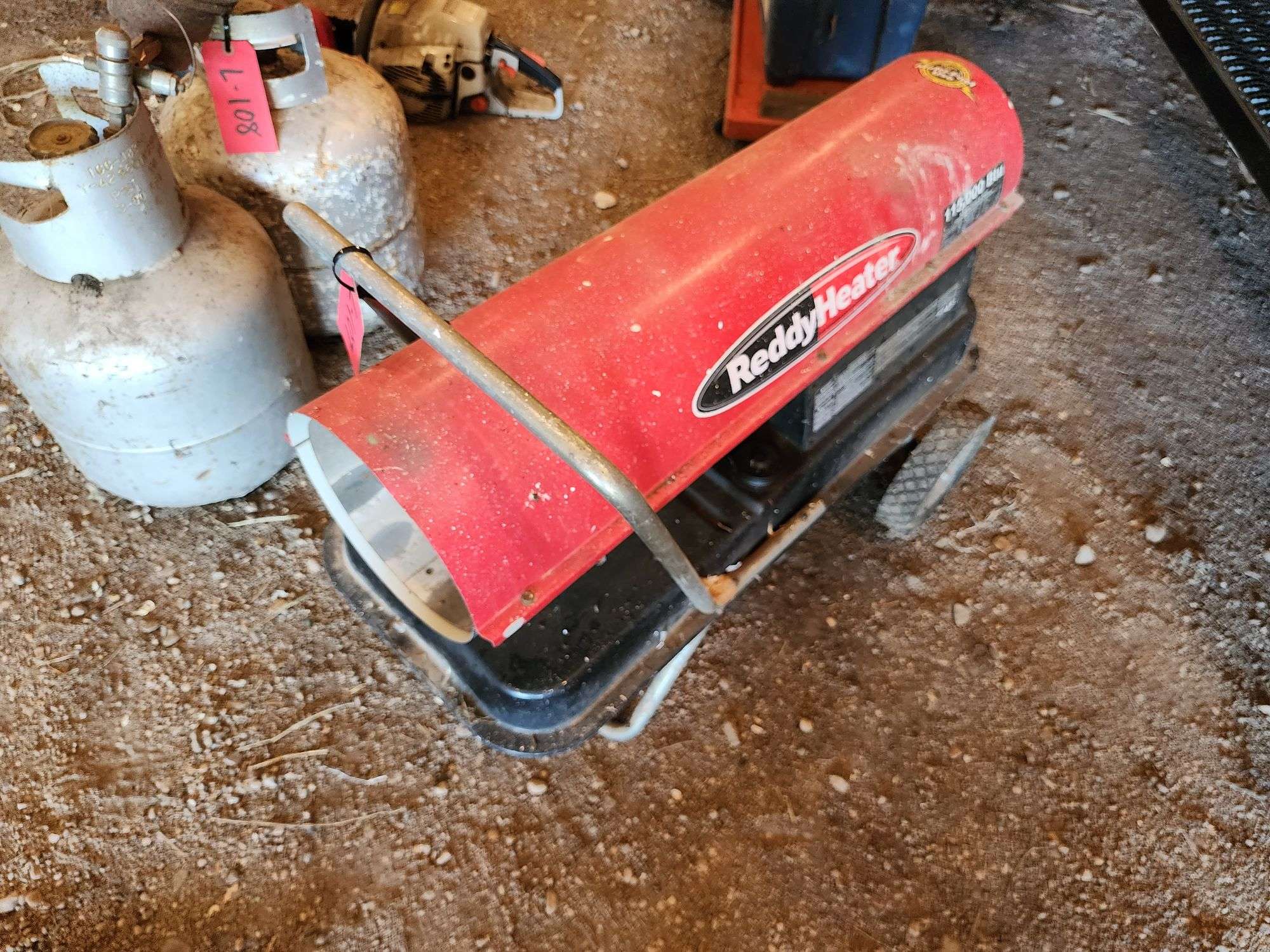 115,000 BTU Reddy Heater - Fragodt Auction and Real Estate LLC