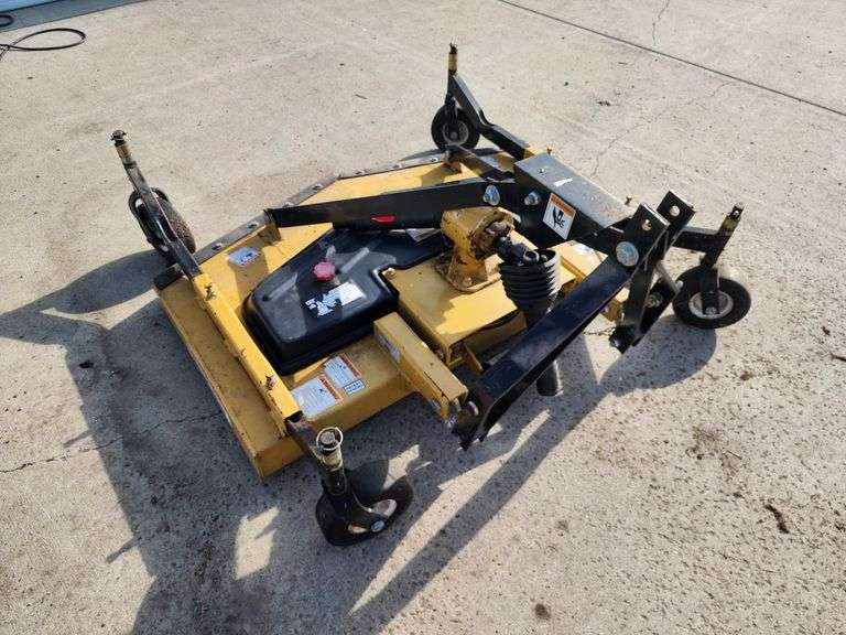 King Kutter 3pt Rotary Finishing Mower, 60” with Rear Discharge, 4 Gauge Wheels, 540 PTO