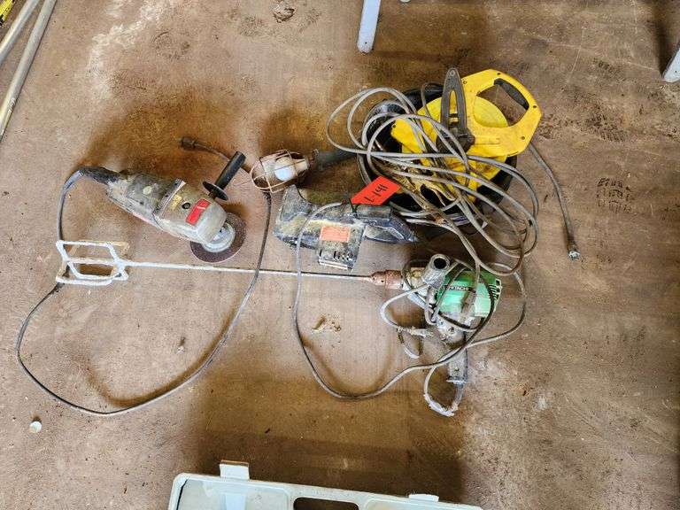 Angle Grinder, Sander, 300’ Tape Fragodt Auction and Real Estate LLC