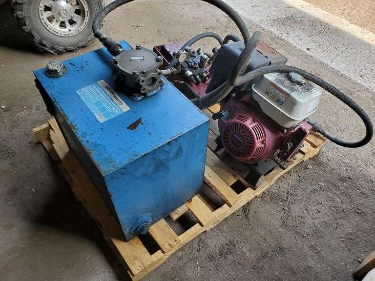 Honda Hydraulic Power Pack, 3000 PSI, 25 Gallon Tank, 2 Double Acting