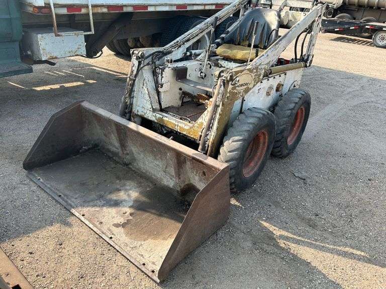 Bobcat M610 Skidloader, Wisconsin 4 Cylinder, Quick Tach Plate, 60