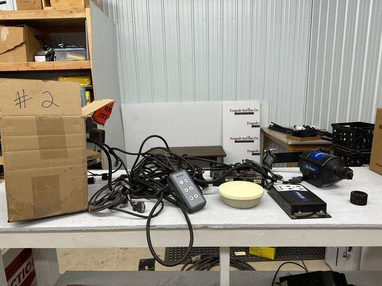Complete Trimble 250 EZ Steer System, Box 3 Fragodt Auction and Real