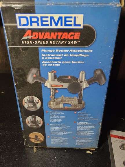 Dremel advantage plungeg router attachment, no dremel tool included ...