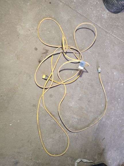 EXTENSION CORD, NEEDS A NEW END.