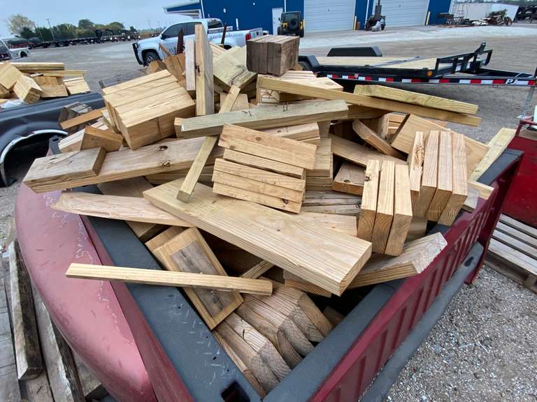Truckload of 2" Scrap Lumber Gavel Roads Online Auctions