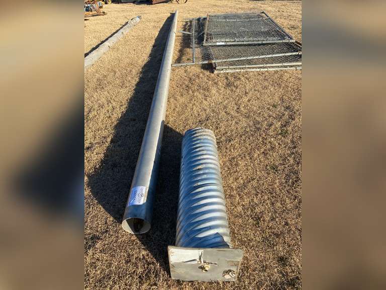 28' Stainless Steel Flag Pole and Base Mount Gavel Roads Online Auctions